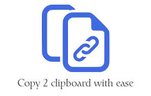 copy 2 clipboard with ease