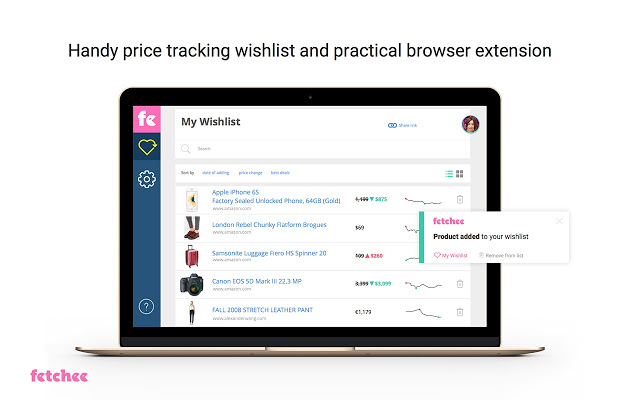 Fetchee: Price Tracking Wishlist