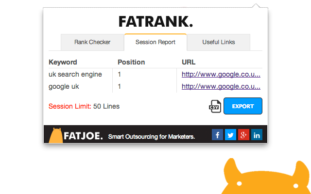 FATRANK – Keyword Rank Checker