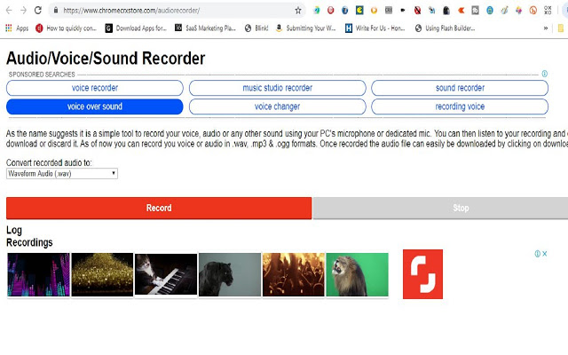 Simple Audio Voice Sound Recorder