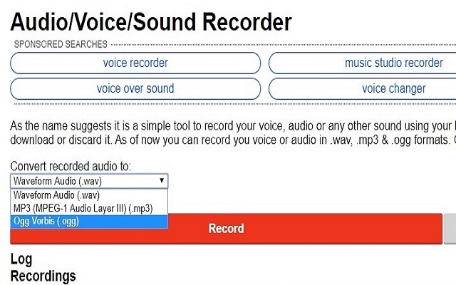 Simple Audio Voice Sound Recorder