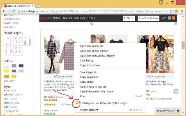 Aliexpress Search by image