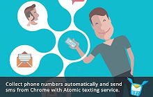 Atomic SMS - grab phone numbers and send SMS