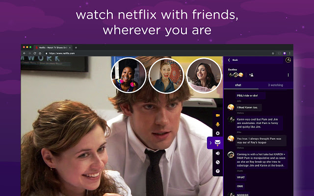 Scener – Watch Netflix with friends