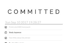 Committed - NewTab Todo and Goal Manager