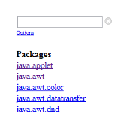 Javadoc Search Frame