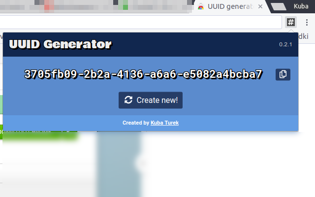 UUID generator