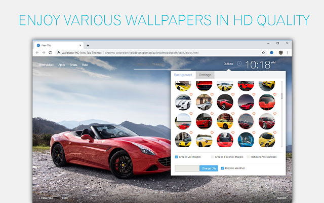 Ferrari Sports Cars Wallpapers Custom New Tab