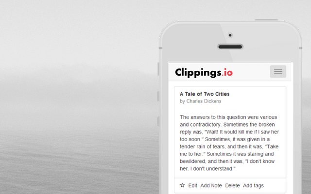 Clippings.io for Kindle and Evernote