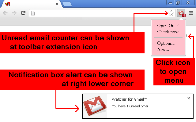 Watcher for Gmail™