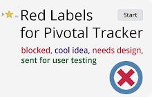 Red Labels for Pivotal Tracker