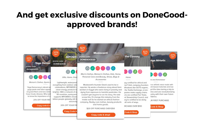 DoneGood: Ethical, Affordable Shopping