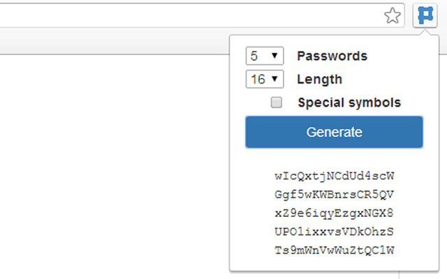 Pagan — password generator