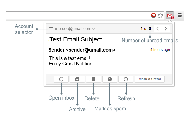 Notifier for Gmail™