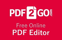在线PDF编辑器(pdf2go.com)