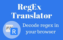 RegExTranslator: Decode RegEx in your browser