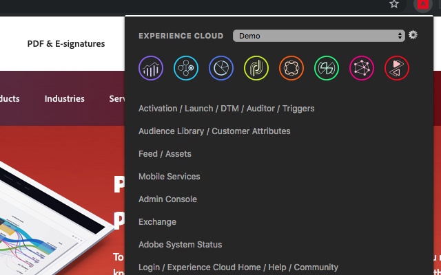 Adobe Experience Cloud Bookmarks