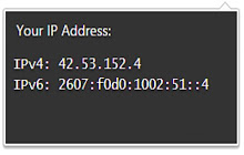 My Current IP / IPv6 Address