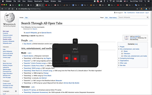 Quick ‘A’ – Tabs Switch
