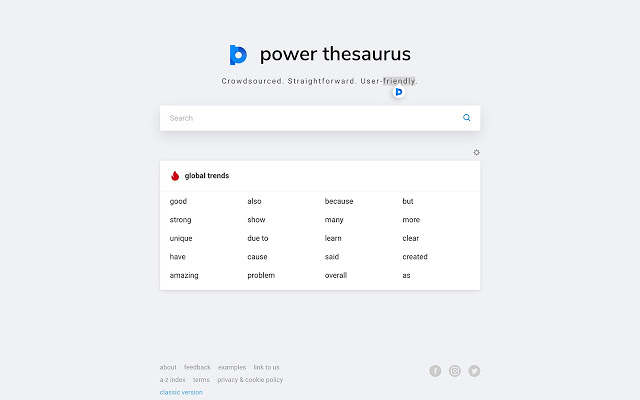 Power Thesaurus