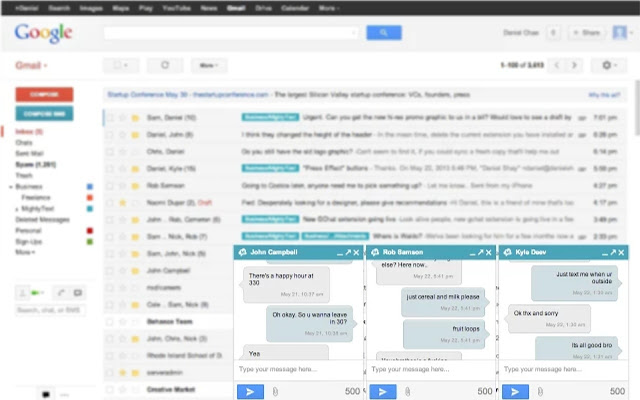 SMS from Gmail ™ & Facebook™ (MightyText)