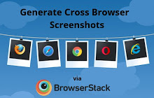 Cross Browser Screenshot Generator