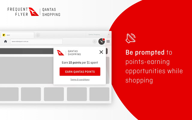 Qantas Shopping Points-Prompter