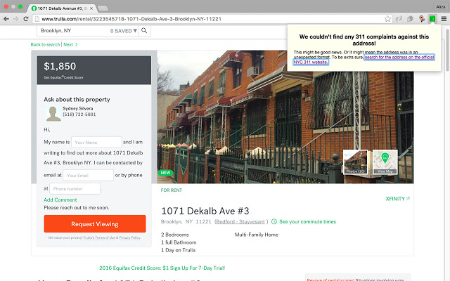 Renter Be Aware: NYC Apt 311 Complaints