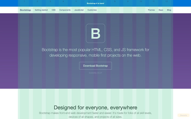 Bootstrap Grid Overlay