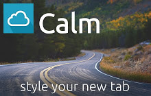 Calm - style your new tab