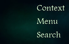Context Menu Search