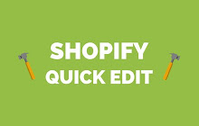 Shopify Quick Edit