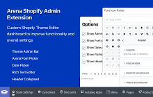Arena Shopify Admin Extension