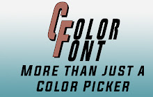 ColorFont  - 颜色和字体选择器