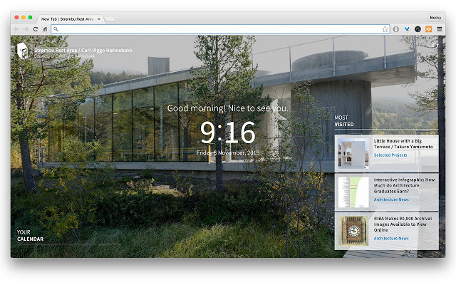 ArchDaily New Tab