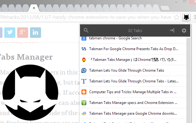 Tabman Tabs Manager