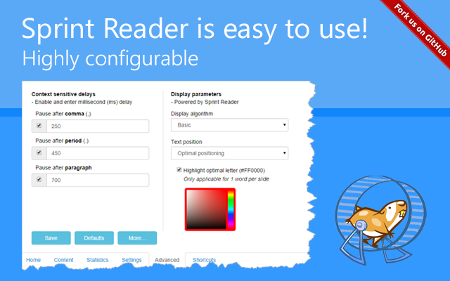 Sprint Reader – Speed Reading Extension