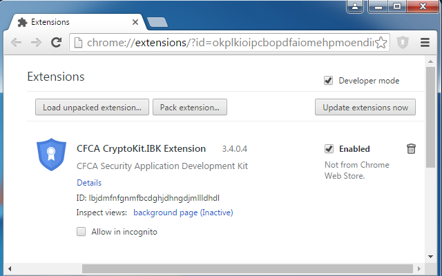 CFCA CryptoKit.IBK Extension