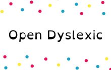 OpenDyslexic for Chrome