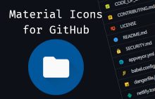 Material Icons for GitHub