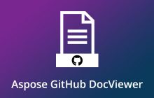 Aspose GitHub DocViewer
