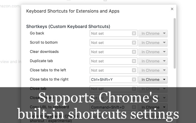 Shortkeys (Custom Keyboard Shortcuts)