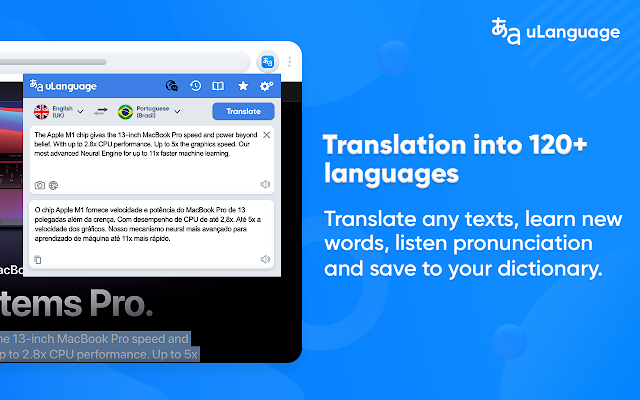 Translator – translate, TTS, dictionary