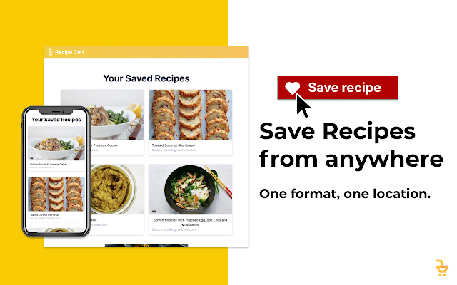 Recipe Cart | Viewer & Grocery Assistant