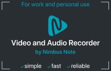 Nimbus Clarity - Video and Audio Recorder