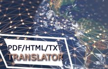 Instant Multilingual PDF/HTML/TXT Translator