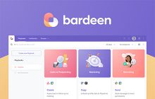 Bardeen - automate workflows with one click