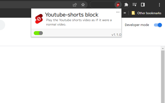 Youtube-shorts block