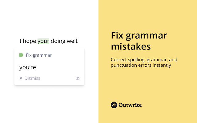 Outwrite — Grammar checker & rewrite tool