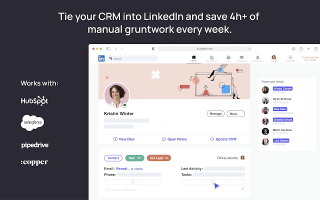 Leadjet – Make your CRM work on LinkedIn